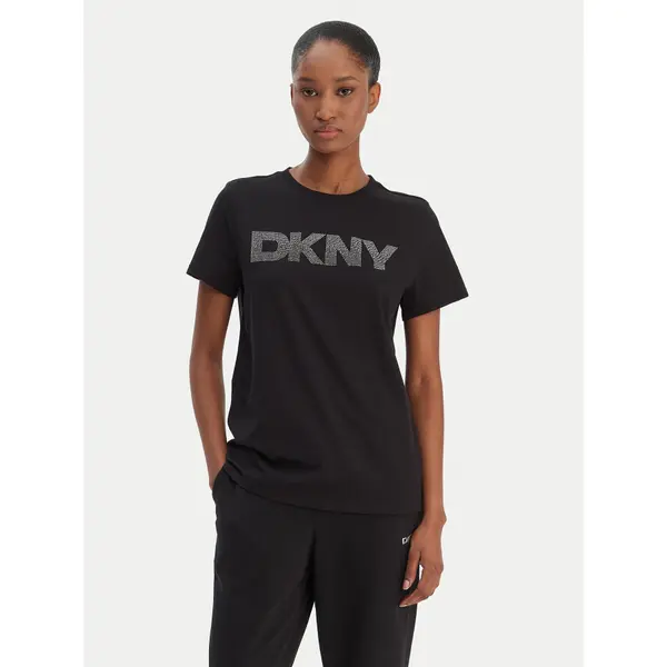 DKNY Sport DKNY Sport T-shirt DP6T1557 Crna Relaxed Fit