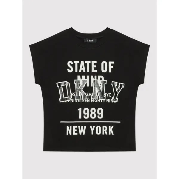 DKNY DKNY T-shirt D35S01 M Crna Relaxed Fit