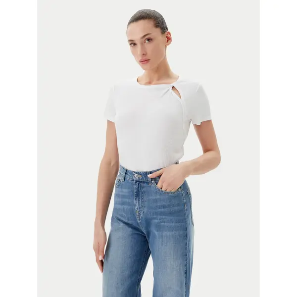 DKNY DKNY T-shirt P51H8APJ Bijela Regular Fit