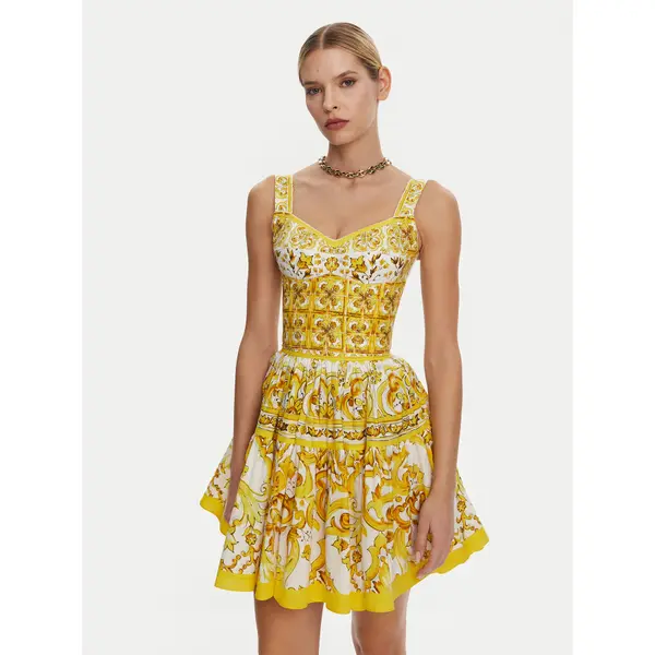 Dolce&Gabbana Dolce&Gabbana Top F7W98T HH5EA Žuta Regular Fit