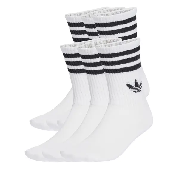 Adidas Duge čarape adidas 3-Stripes JV7410 Bijela