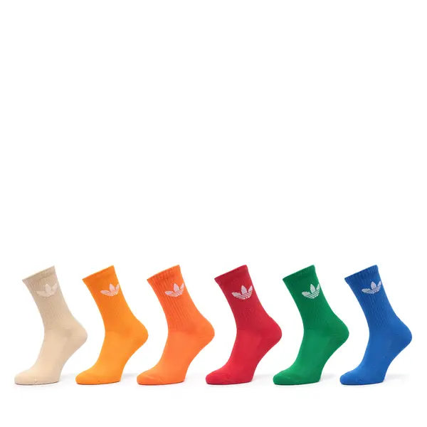 Adidas Duge čarape adidas Trefoil Crew Socks Cushion IX5275 Šarena