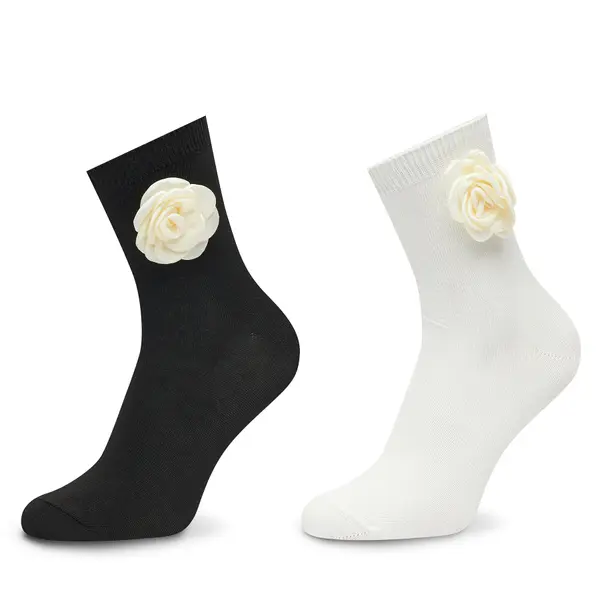 ALDO Duge čarape Aldo Rosettesocks 13939716 Crna