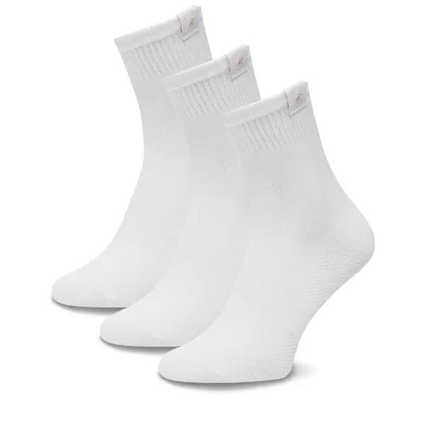 Beverly Hills Polo Club Duge čarape Beverly Hills Polo Club KR_BHPC_FRESH_Z_SS25 (3-PACK) Bijela