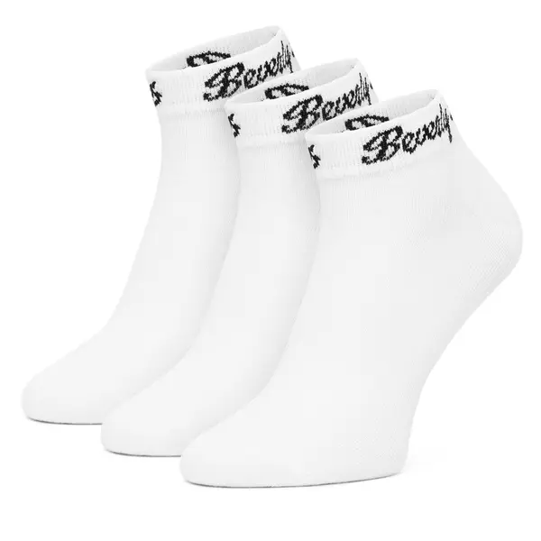 Beverly Hills Polo Club Duge čarape Beverly Hills Polo Club KR_BHPC_GOAL_S_SS2025_(3pack) Bijela