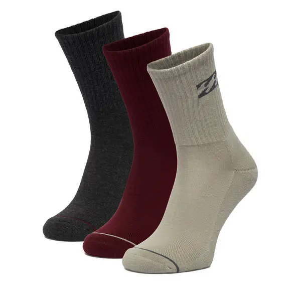 Billabong Duge čarape Billabong CEO_BR_BILLA_3061_W_AW25 (3 PACK) Šarena
