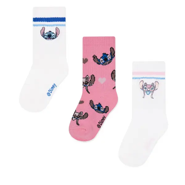 Disney Classics Duge čarape Disney Classics ACCCS-SS26-102DCLS(3-PACK) Bijela