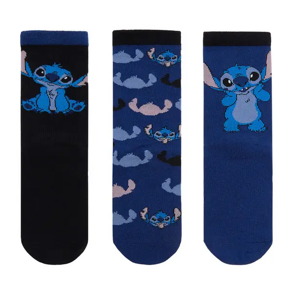 Disney Classics Duge čarape Disney Classics CEO-ACCCS-AW25-219DCLS(3-PACK) Crna