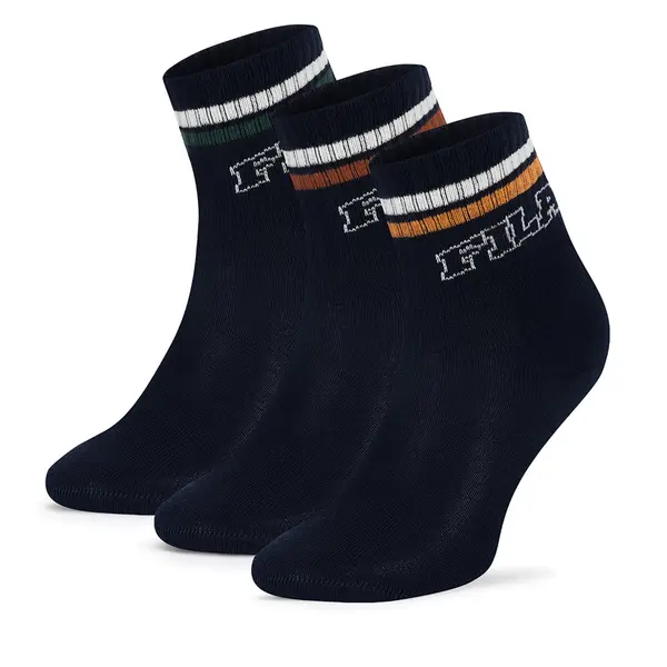 Fila Duge čarape Fila F8080-AW24 (3-pack) Tamnoplava
