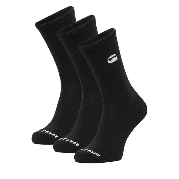 G-Star Raw Duge čarape G-Star Raw CEO_AS_G-STAR_313_W_AW25 (3-PACK) Crna
