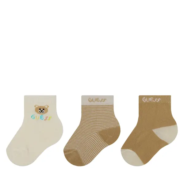 Guess Duge čarape Guess H4YZ07 Z3G10 Bež