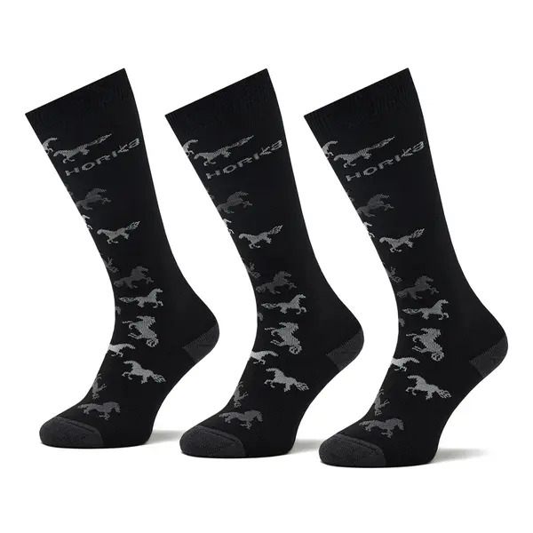 Horka Duge čarape Horka Riding Socks 145450-0000-0203 Crna