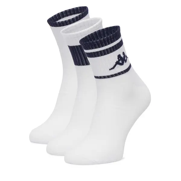 Kappa Duge čarape Kappa CEO_KR_ANKLE_SS26 (3-PACK) Bijela