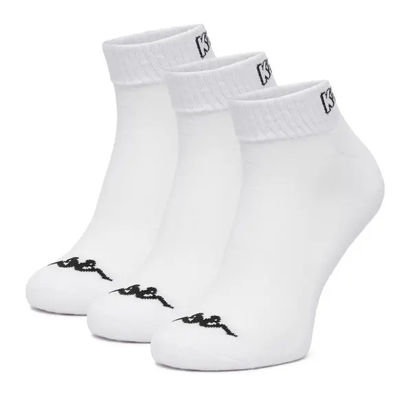 Kappa Duge čarape Kappa CEO_KR_GOAL_SS26 (3-PACK) Bijela