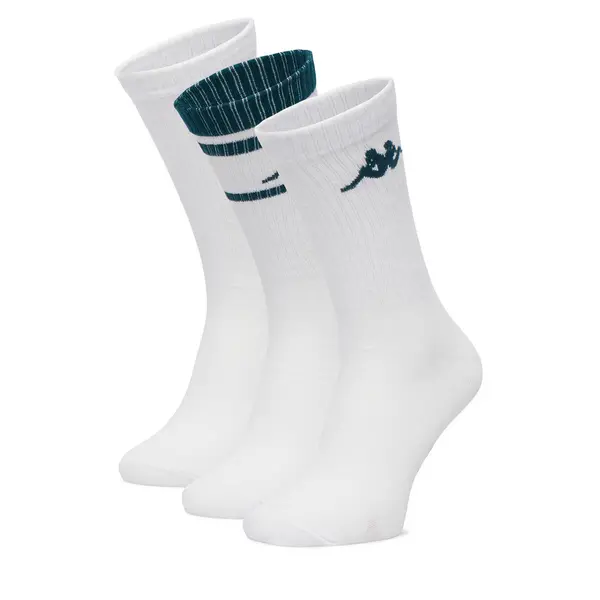 Kappa Duge čarape Kappa CEO_KR_SUPERT_SS26(3-PACK) Bijela