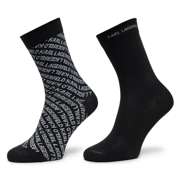 Karl Lagerfeld Duge čarape KARL LAGERFELD 246W6002 Crna