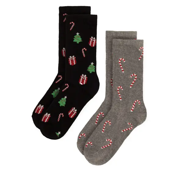 LASOCKI Duge čarape Lasocki 2MB-001-AW23 (2-pack) Siva