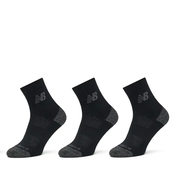 New Balance Duge čarape New Balance Active Cushion Quarter Socks LAS35204BK Crna