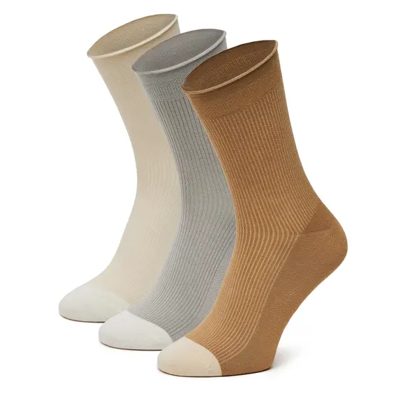 Nine West Duge čarape Nine West BR_NW_01_Z_SS25 (3 PACK) Šarena