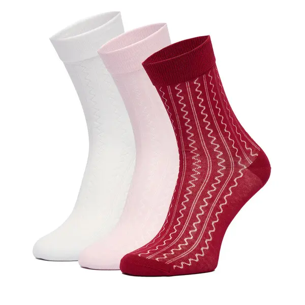 Nine West Duge čarape Nine West CEO_BR_NW_25076_W_AW25 (3 PACK) Šarena