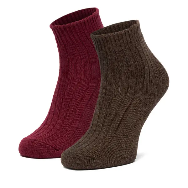 Nine West Duge čarape Nine West CEO_LA_NW_12744_Z_AW25 (2-PACK) Smeđa