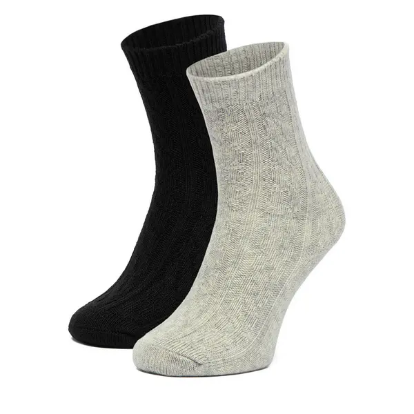 Nine West Duge čarape Nine West CEO_LA_NW_17637_W_AW25 (2-PACK) Crna