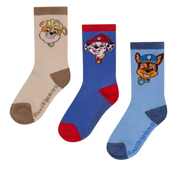 Paw Patrol Duge čarape Paw Patrol ACCCS-AW24-326PAW (3-pack) Šarena