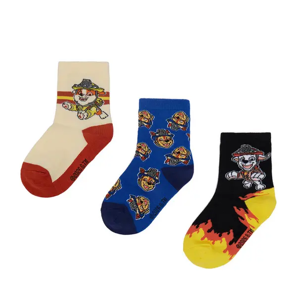 Paw Patrol Duge čarape Paw Patrol CEO-ACCCS-AW26-306PAW(3-PACK) Šarena