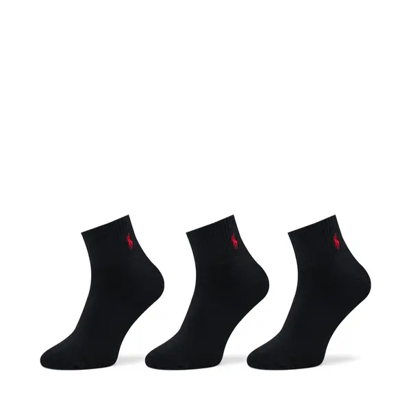 Polo Ralph Lauren Duge čarape Polo Ralph Lauren 449655220001 Crna