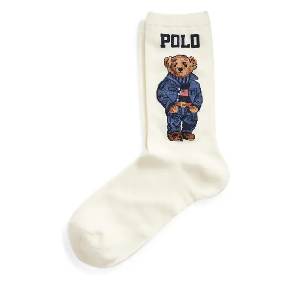 Polo Ralph Lauren Duge čarape Polo Ralph Lauren 455792964001 Bijela