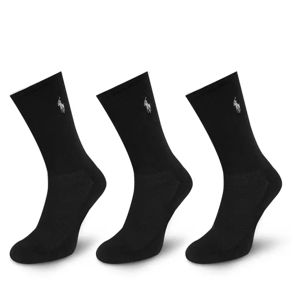 Polo Ralph Lauren Duge čarape Polo Ralph Lauren 455918021002 Crna