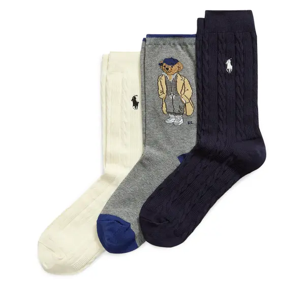 Polo Ralph Lauren Duge čarape Polo Ralph Lauren 455982948001 Šarena