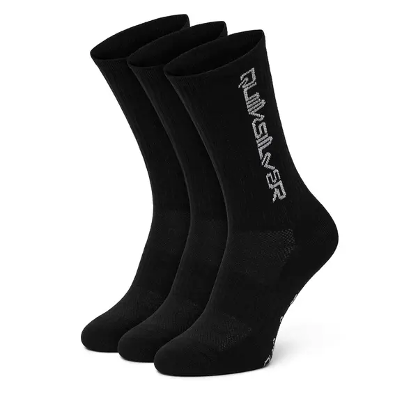 Quiksilver Duge čarape Quiksilver AS_QUIKSILVER_100W_SS25 (3-PACK) Crna