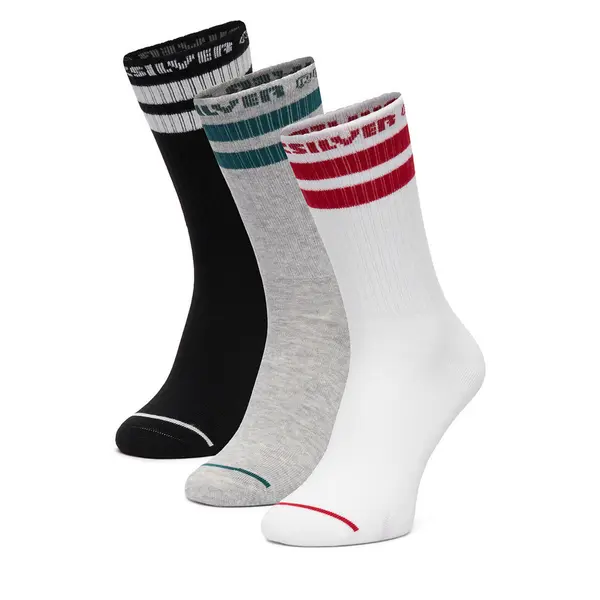 Quiksilver Duge čarape Quiksilver CEO_BR_QUIK_2040_W_AW25 (3 PACK) Šarena