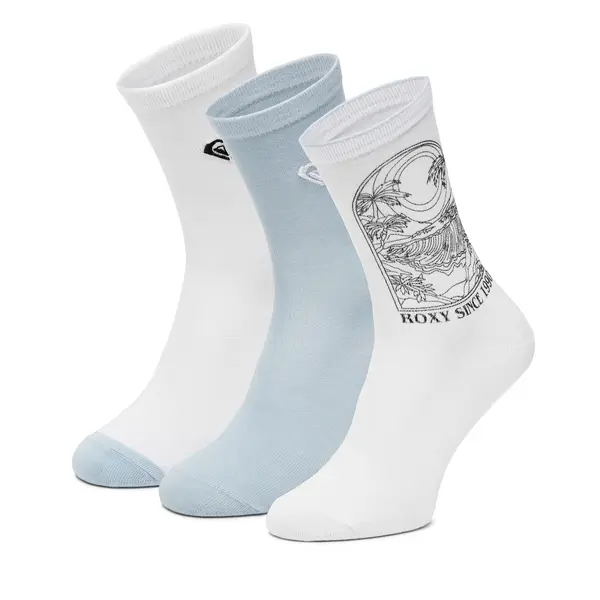 Roxy Duge čarape Roxy AS_ROXY_05W_SS25 (3-PACK) Bijela