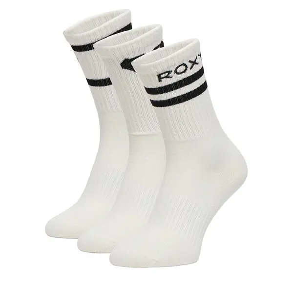 Roxy Duge čarape Roxy CEO_AS_ROXY_11_W_AW25 (3-PACK) Bijela