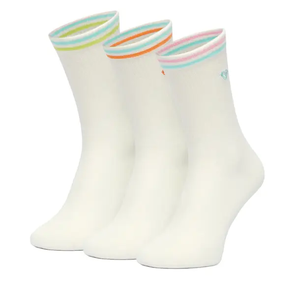 Roxy Duge čarape Roxy CEO_BR_ROXY_2032_W_AW25 (3 PACK) Bijela