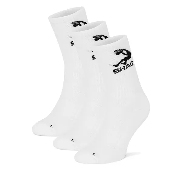 SHAQ Duge čarape Shaq SHQ-MB-003-AW24 Bijela