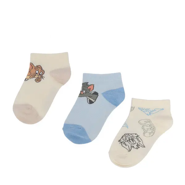 Tom & Jerry Duge čarape Tom & Jerry CEO-ACCCS-SS26-209WBTJ(3-PACK) Šarena