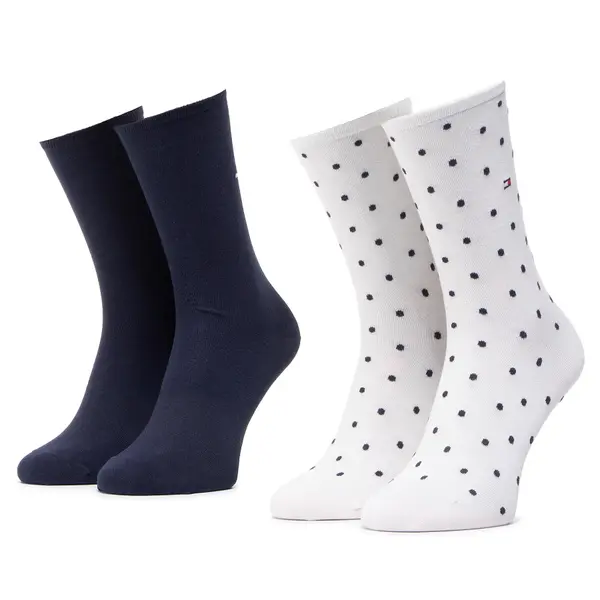 Tommy Hilfiger Duge čarape Tommy Hilfiger 100001493 Tamnoplava