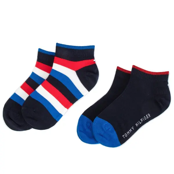Tommy Hilfiger Duge čarape Tommy Hilfiger 354010001 Tamnoplava
