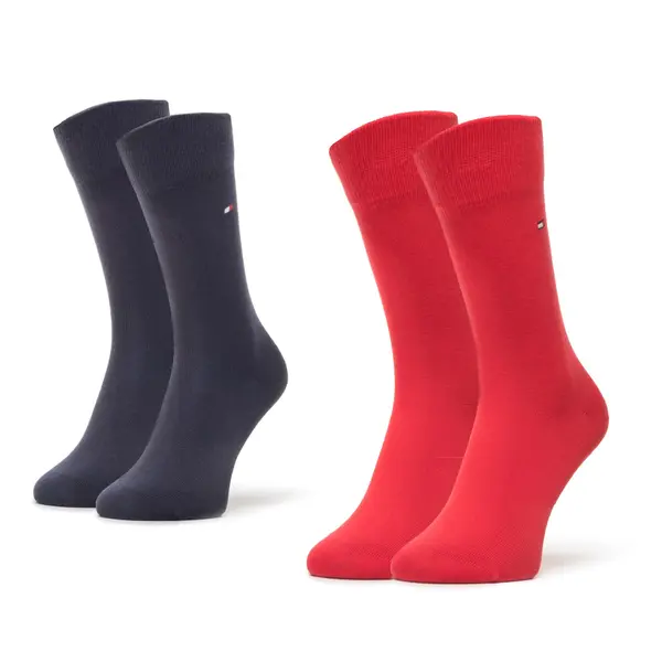 Tommy Hilfiger Duge čarape Tommy Hilfiger 391334 Crvena