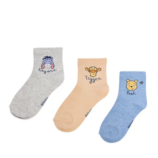 Winnie the pooh Duge čarape Winnie The Pooh CEO-ACCCS-AW25-212WTP(3-PACK) Plava