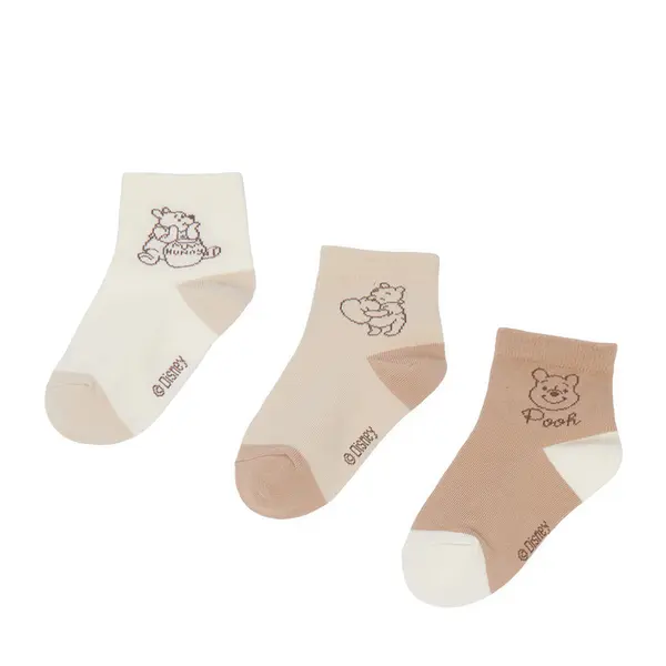 Winnie the pooh Duge čarape Winnie The Pooh CEO-ACCCS-AW26-231WTP(3-PACK) Bež