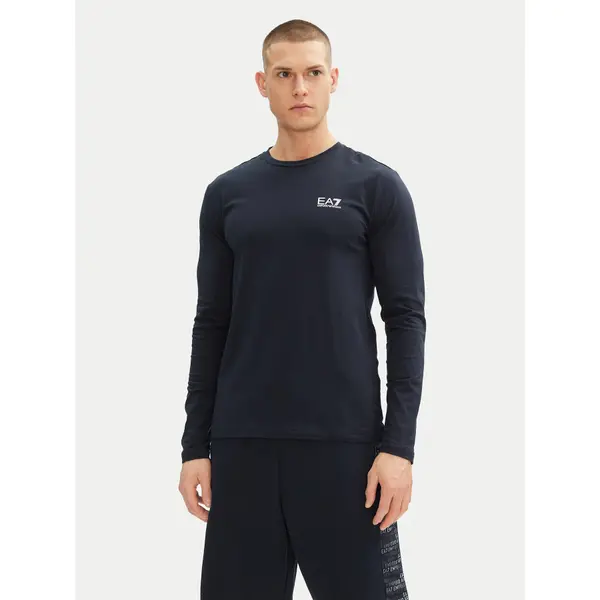 EA7 Emporio Armani EA7 Emporio Armani Majica dugih rukava 8NPT28 PJVQZ 1562 Tamnoplava Slim Fit