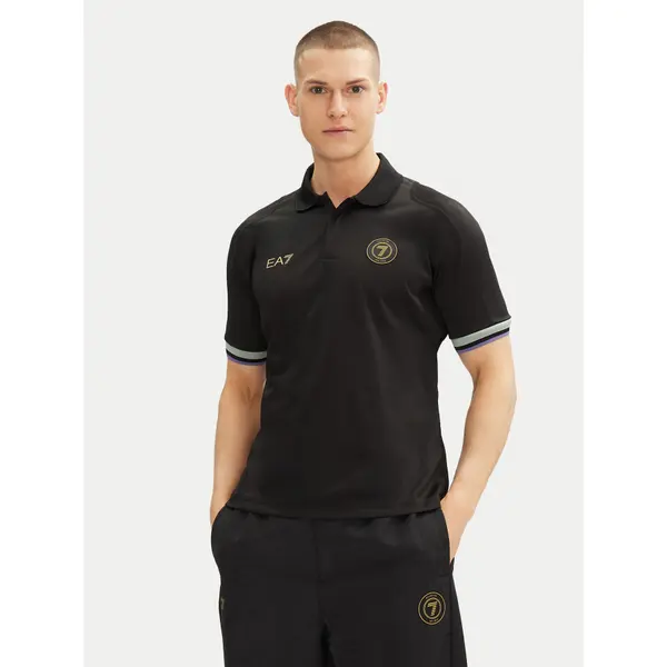 EA7 Emporio Armani EA7 Emporio Armani Polo 7M000257 AF13537 UC001 Crna Regular Fit