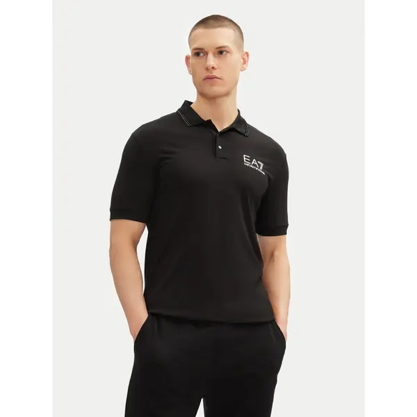 EA7 Emporio Armani EA7 Emporio Armani Polo 7M000300 AF13739 UC001 Crna Slim Fit