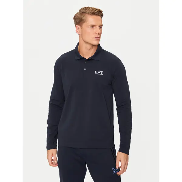 EA7 Emporio Armani EA7 Emporio Armani Polo 8NPF15 PJVQZ 0562 Tamnoplava Regular Fit