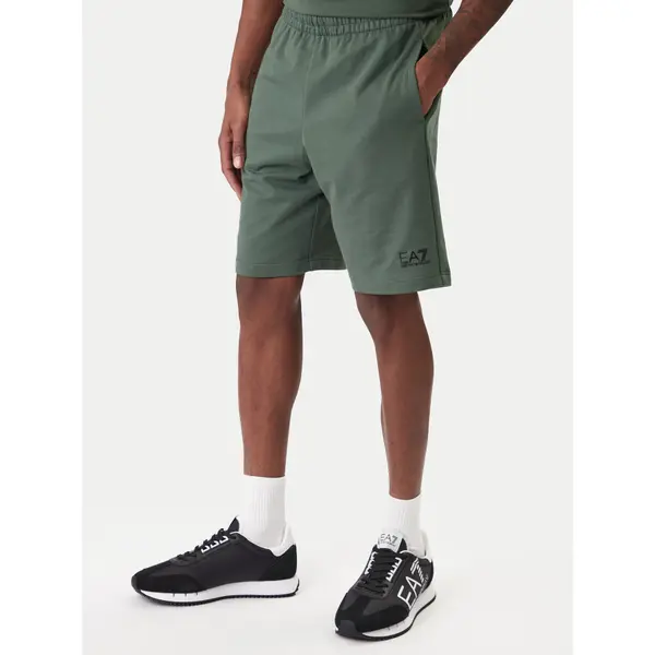 EA7 Emporio Armani EA7 Emporio Armani Sportske kratke hlače 8NPS65 PJVRZ U7260 Zelena Regular Fit