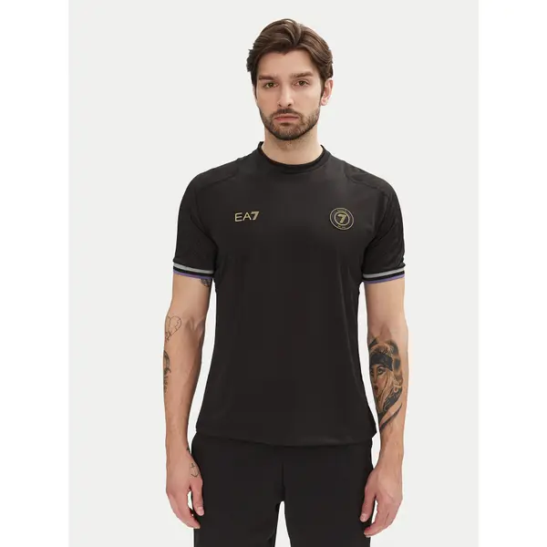 EA7 Emporio Armani EA7 Emporio Armani T-shirt 7M000256 AF13537 UC001 Crna Regular Fit